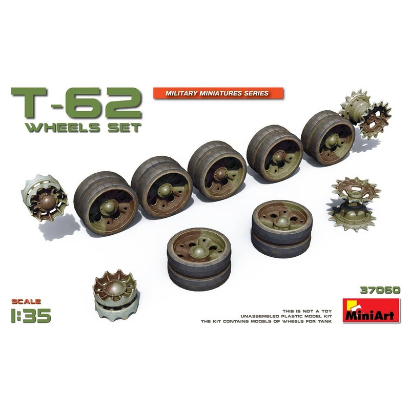 1/35 T-62 Wheels Set