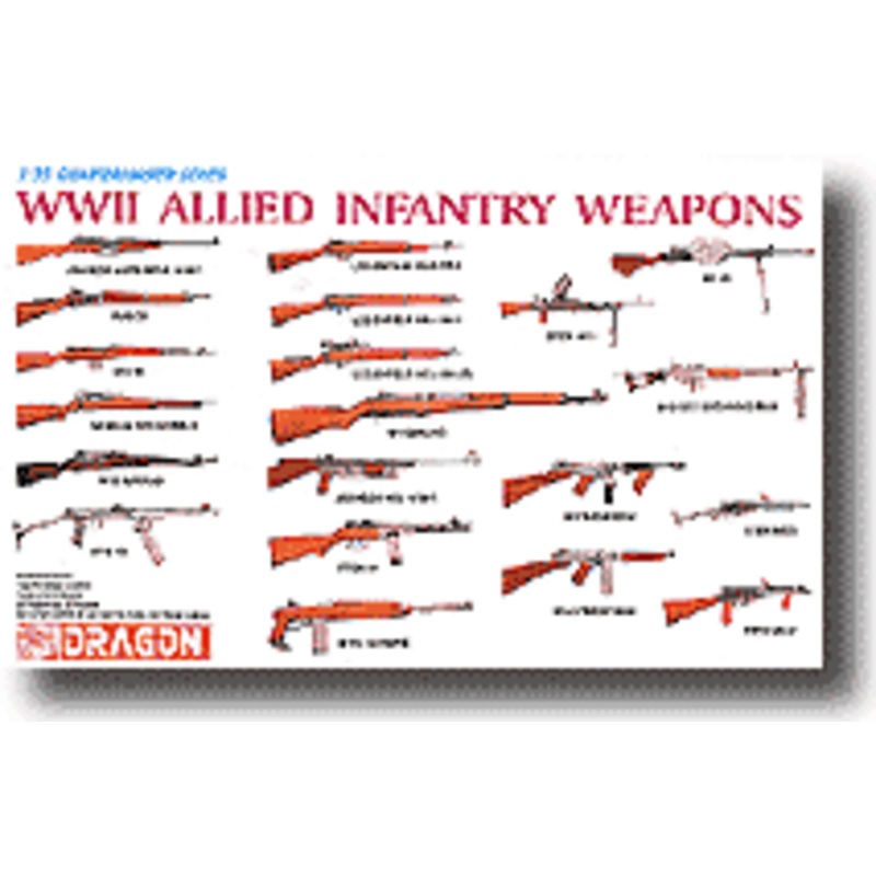 1/35 WWII Allied Infantry Weapons