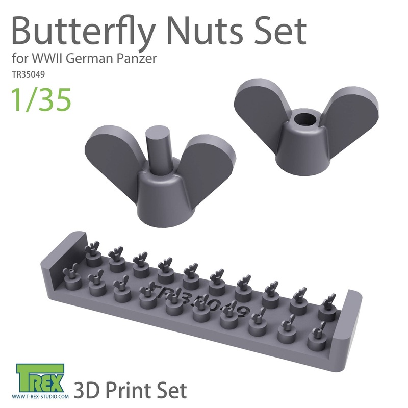 1/35 Butterfly Nuts Set for WWII German Panzer