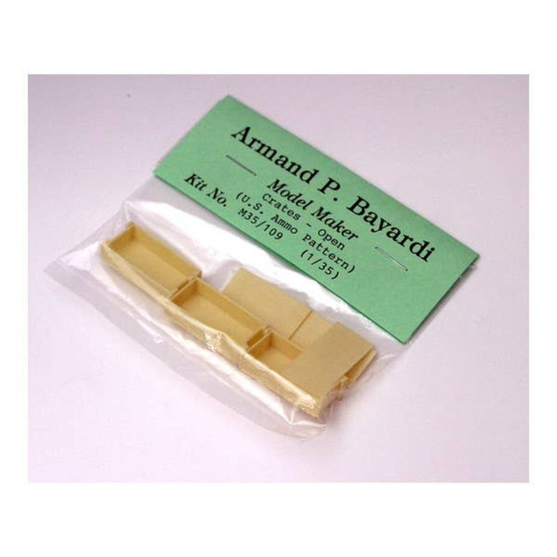 1/35 Crates, Open w/Tops (US Ammo Pattern) (3pcs)