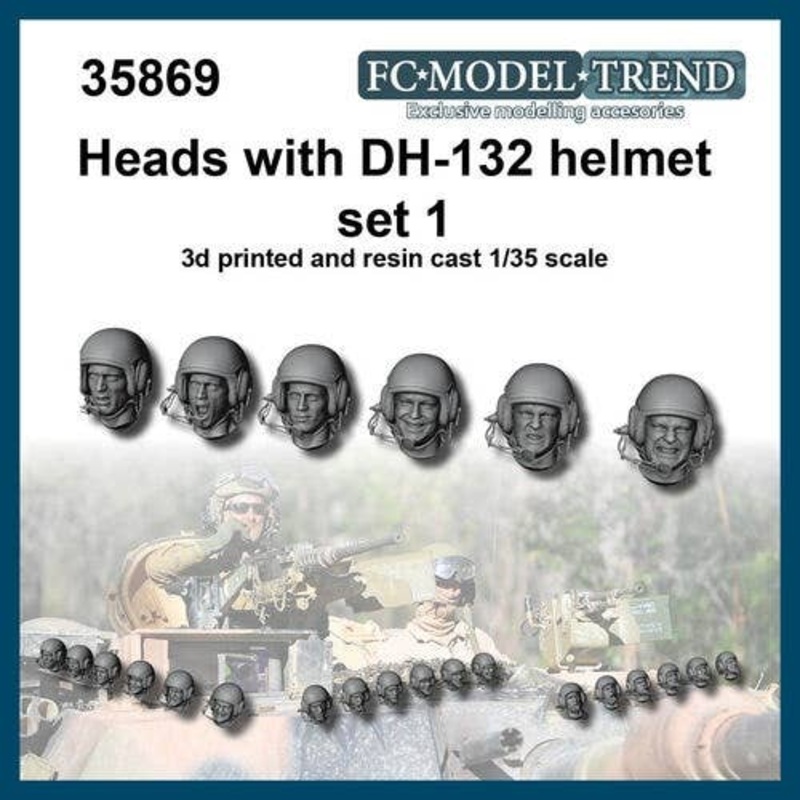 1/35 DH-132 Helmet Mounted Headset 1