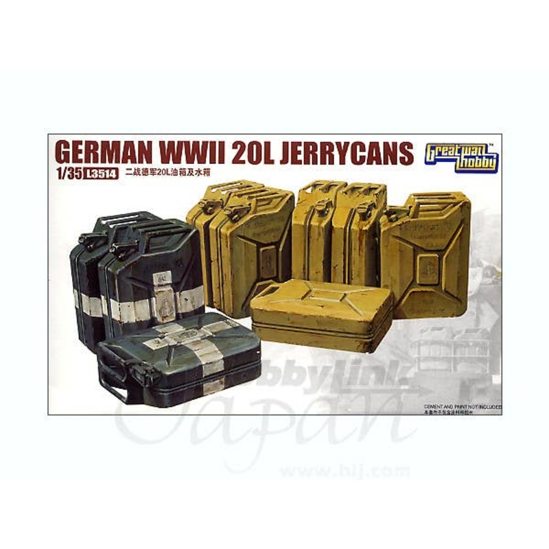 1/35 German WWII 20L Jerrycans