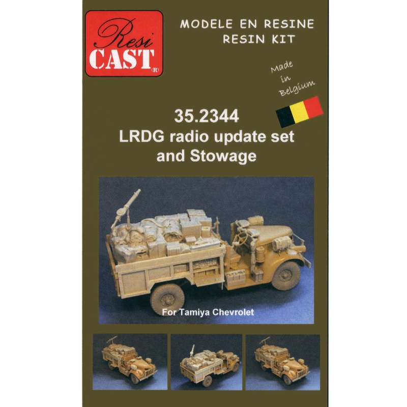 1/35 LRDG radio update set and stowage (for Tamiya Chevrolet)