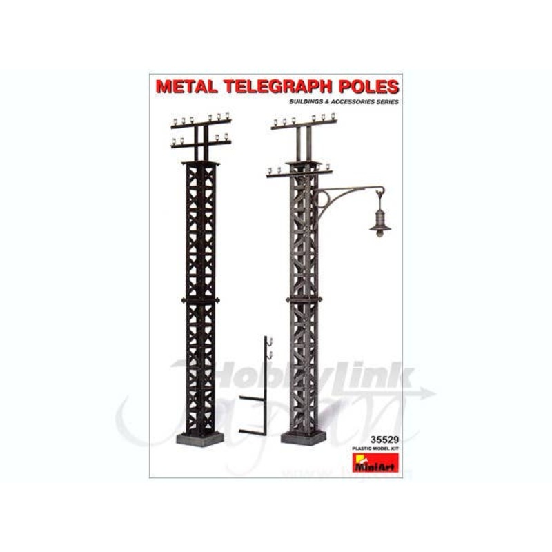 1/35 Metal Telegraph Poles