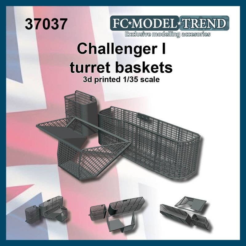 1/35 Modern British Challenger 1 Turret Basket Set (for Tamiya)