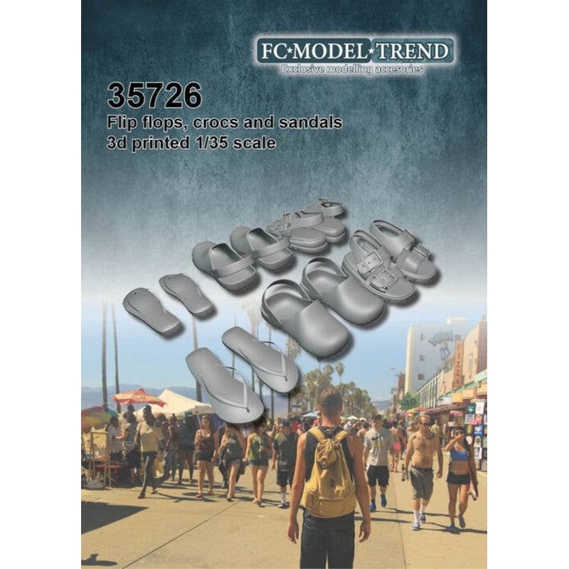 1/35 Sandals & Crocs Set