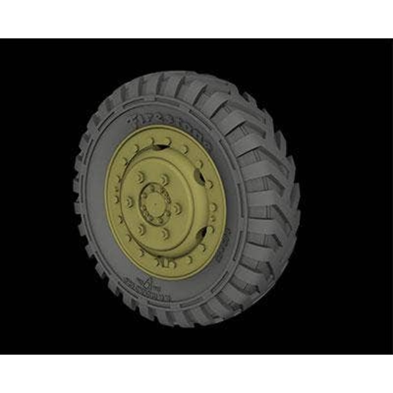 1/35 U.S. M3 Scout Car Tire Wheel (Firestone)