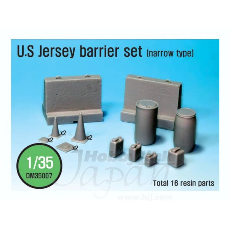 1/35 US Jersey Barrier Set (Narrow Type)