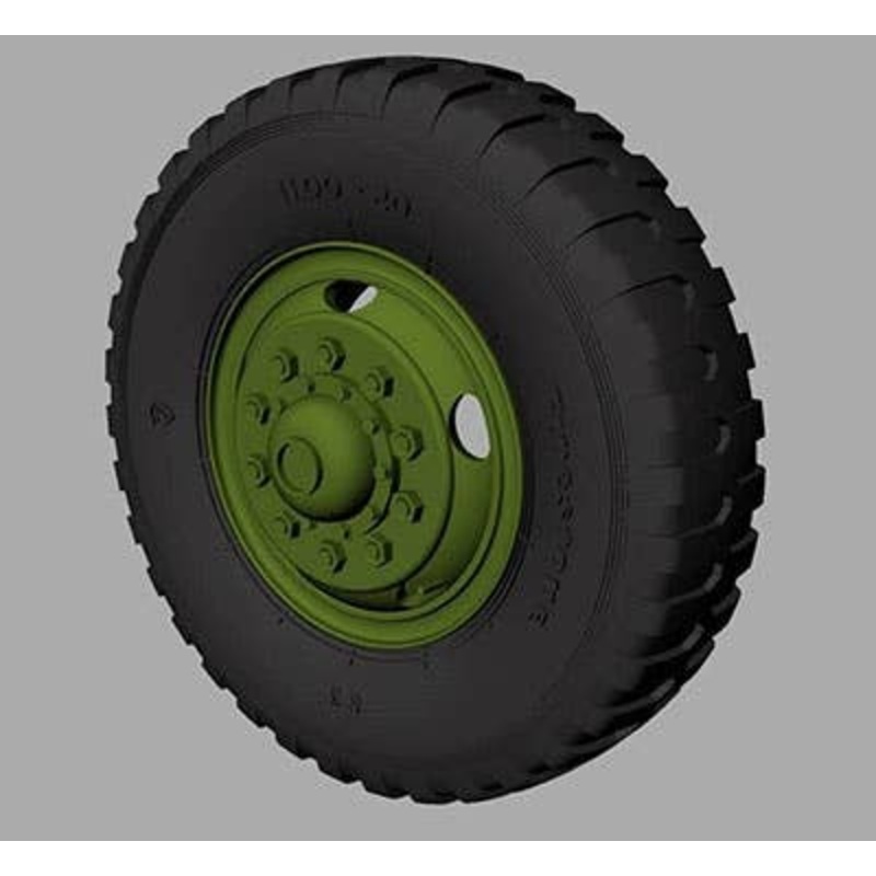 1/35 US M54 Truck Road Wheels Firestone
