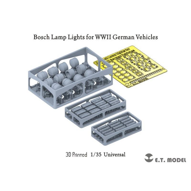 1/35 WWII German Bosch Control Light (3D)