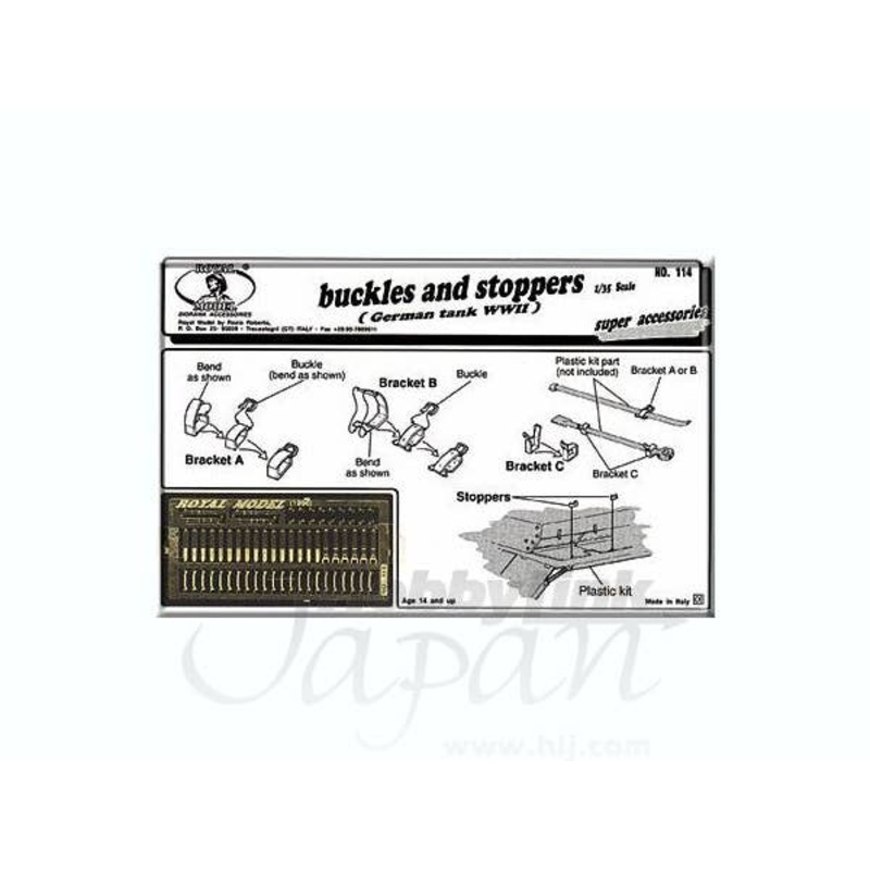 1/35 Buckles and Stoppers (German Tanks)
