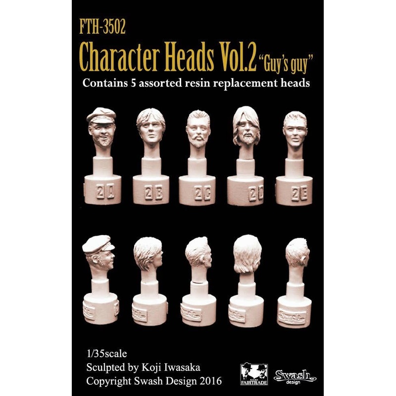 1/35 Character Head Set No.2