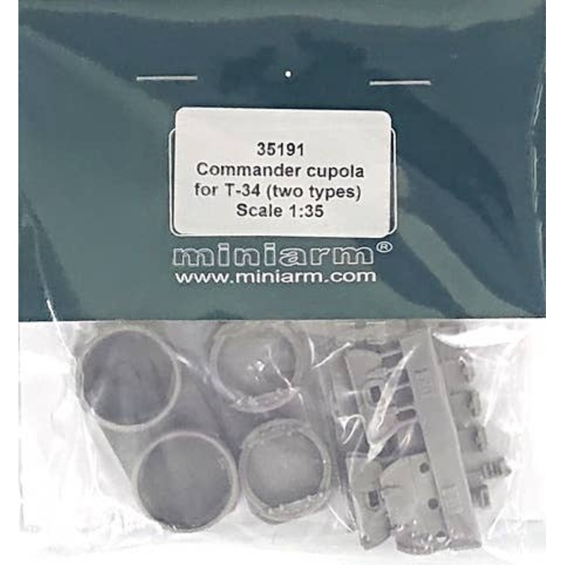 1/35 Commander Cupola for T-34 (two Types: Cast/Welded) (for Dragon/Zvezda)