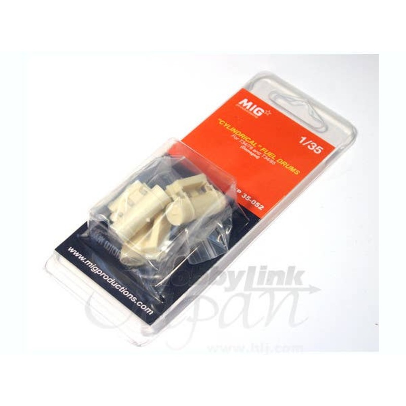 1/35 "Cylindrical" Fuel Drums for T34/76 & T34/85 Damaged