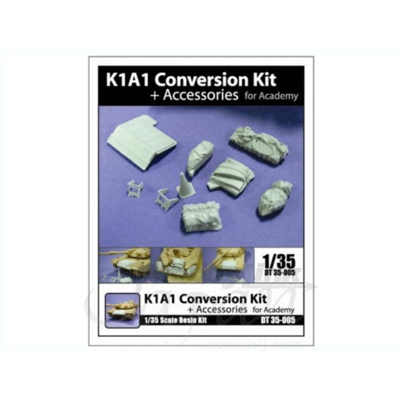 1/35 K1A1 Conversion Kit & Accessories (for Academy)