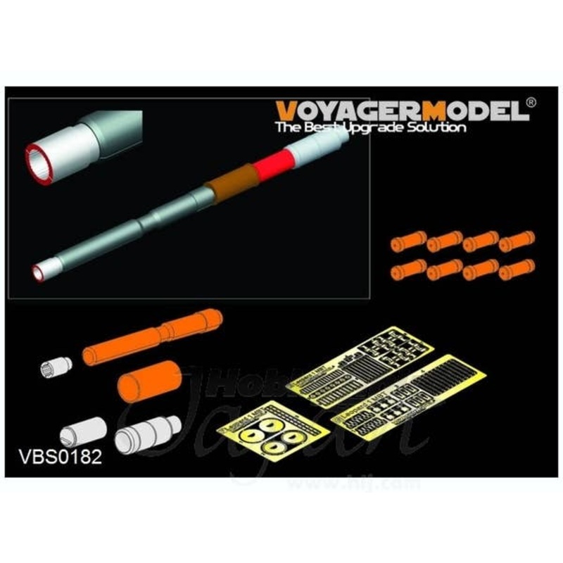 1/35 Modern German L7A3 105mm Gun Barrel w/Smoke Discharger for Leopard 1 (for all kits)