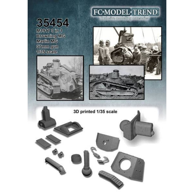 1/35 Modification Set for US Army M1917 (3in1)