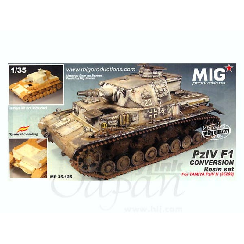 1/35 Pz. IV F1 Conversion Set for Tamiya