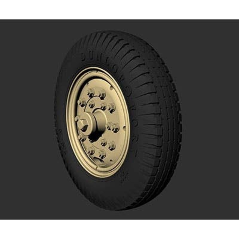 1/35 Rolls-Royce AC Road Wheels (Dunlop)
