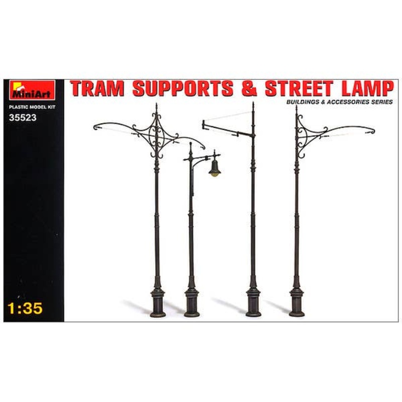 1/35 Tram Supports & Street Lamp