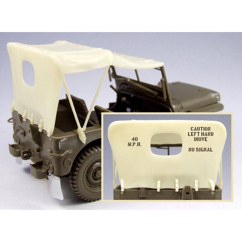 1/35 Willys Jeep Tarp Set & Masking Film