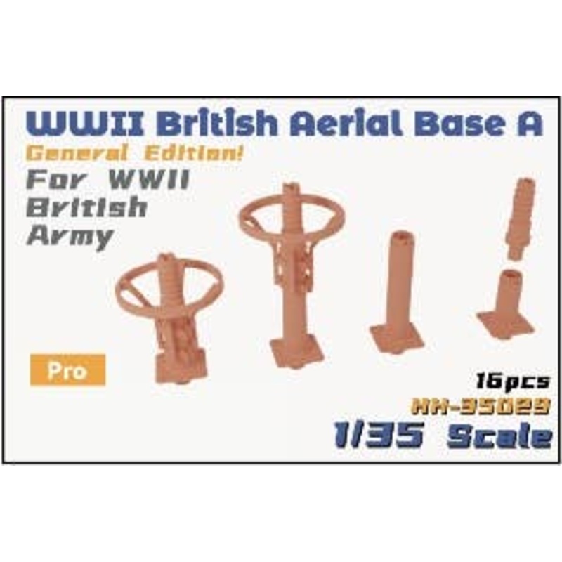 1/35 WWII British Army Antenna Base Set A