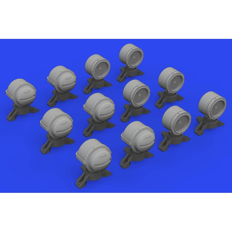 1/35 WWII German lamp headlights PRINT