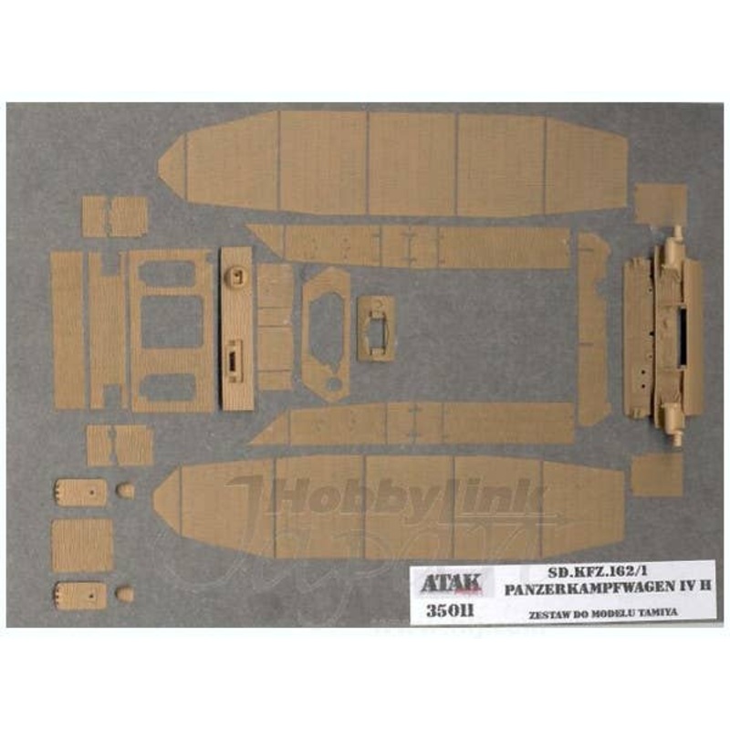 Sd.Kfz.161/1 PzKpfw IV Ausf. H Zimmerit Set (for Tamiya)