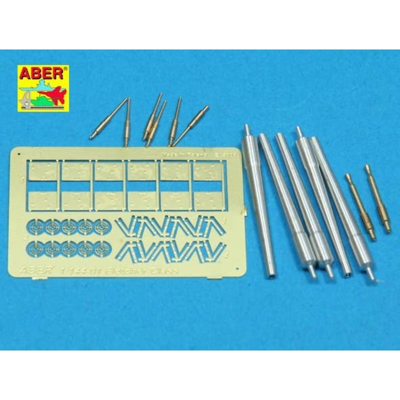 1/144 Set of Barrels For US Fletcher Class Destroyer