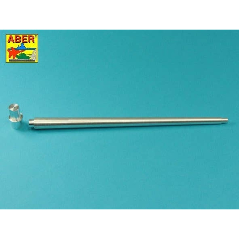 1/16 88mm KwK 43/3 L/71 (one part) Barrel for King Tiger Porsche Turret without Muzzle Brake (for Trumpeter)