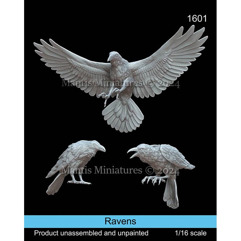 1/16 Animals Set Ravens
