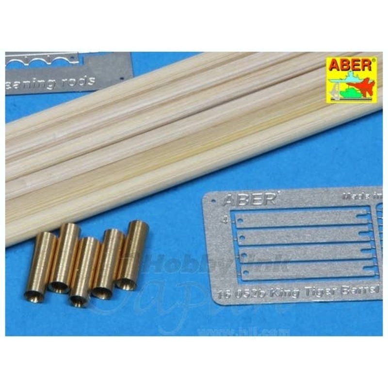1/16 Barrel Cleaning Rods with Brackets for Tiger II (Sd.Kfz.182)