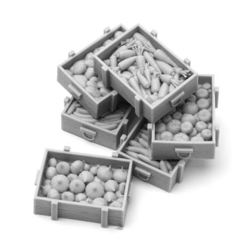 1/16 General-purpose Vegetable Box Set (6pcs)