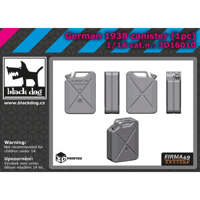 1/16 German 1938 canister 1pcs