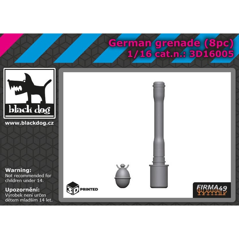 1/16 German grenade 8pcs