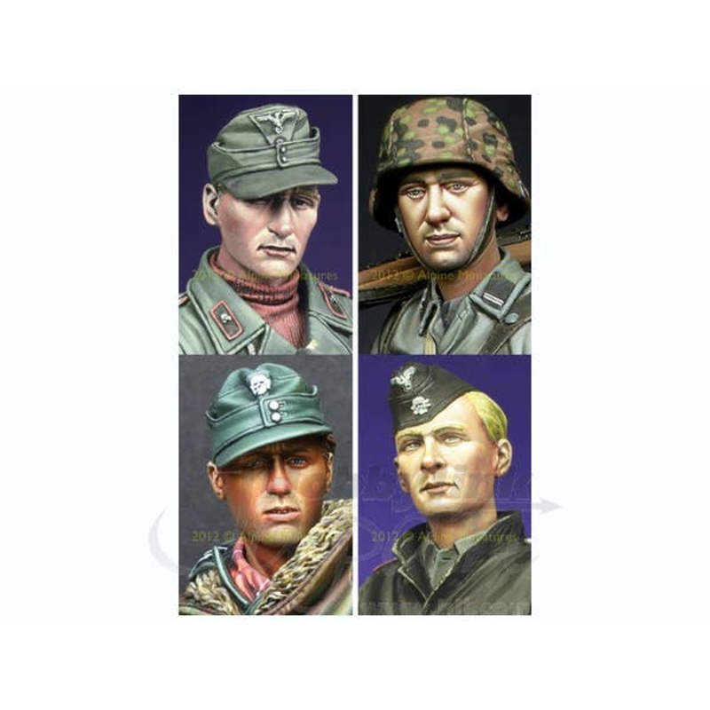 1/16 German Heads Set #1