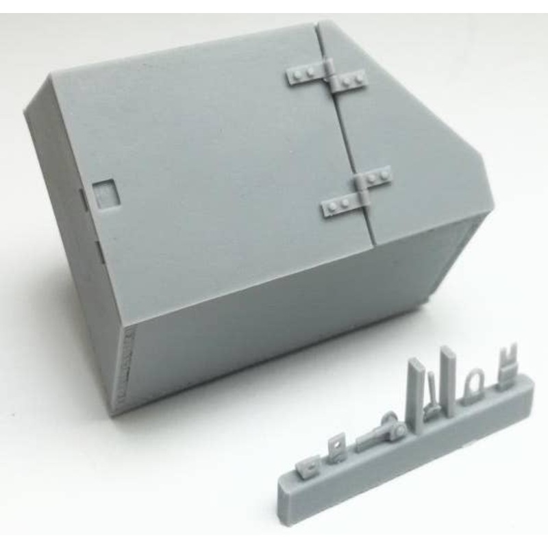 1/16 Sd.Kfz. 171 Panther G Armoured Stowage Box for Infrared (for Trumpeter)
