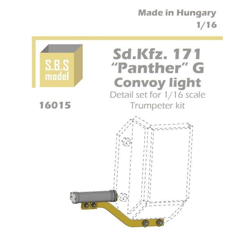 1/16 Sd.Kfz. 171 "Panther" G Convoy Light for TRUMPETER