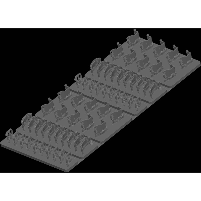 1/16 WWII German Army Tank Clamp Set
