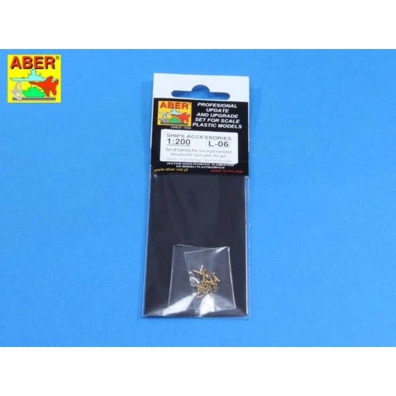 1/200 Set of barrels for one eight-barrelled two-pounder POM-pom A/A gun