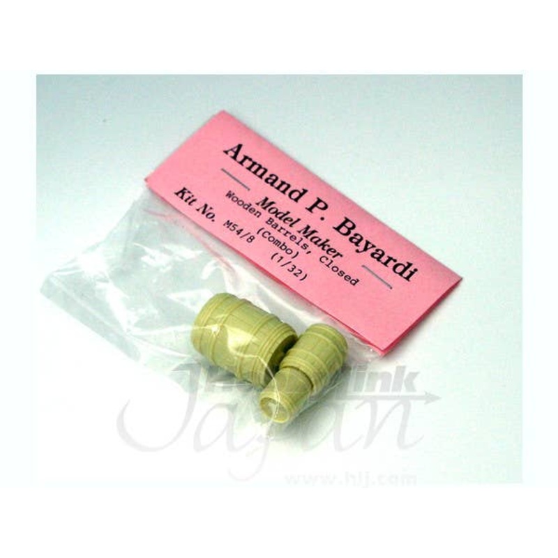 1/32 Wooden Barrels, Closed, (Combo) (3pcs)