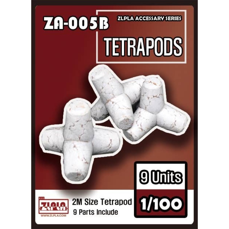 1/100 Tetrapods Set 9 Units