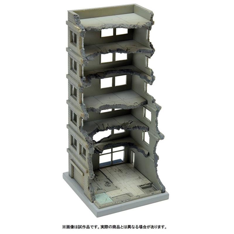 1/144 DCM02 Dio-Com Destroyed Building A