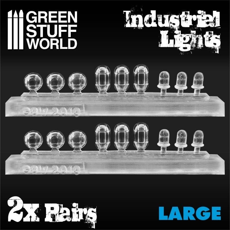 18x Resin Industrial Lights Large