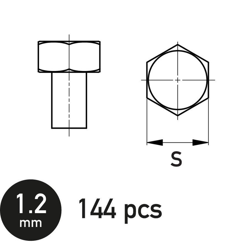 Hexagonal Bolt 1.2 mm