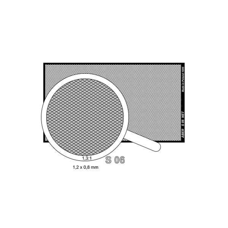 Nets and Drilled Plates Set 6 (80x45mm)