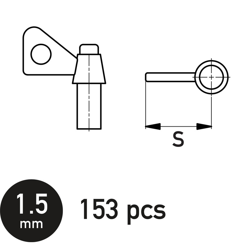 Single Wing Nut 1.5 mm