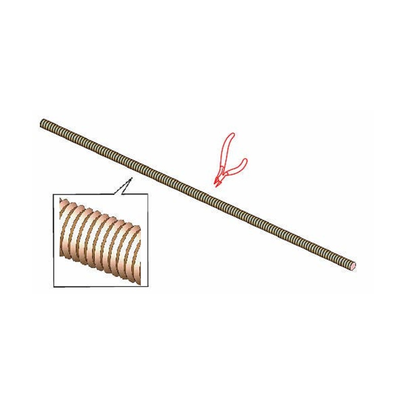 Stud Bolt 0.8 (4pcs x 3.5cm)
