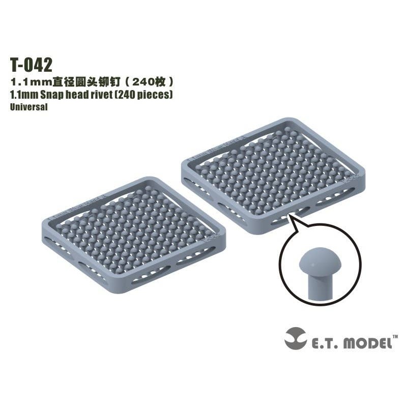 1.1mm Round Rivet (240pcs)