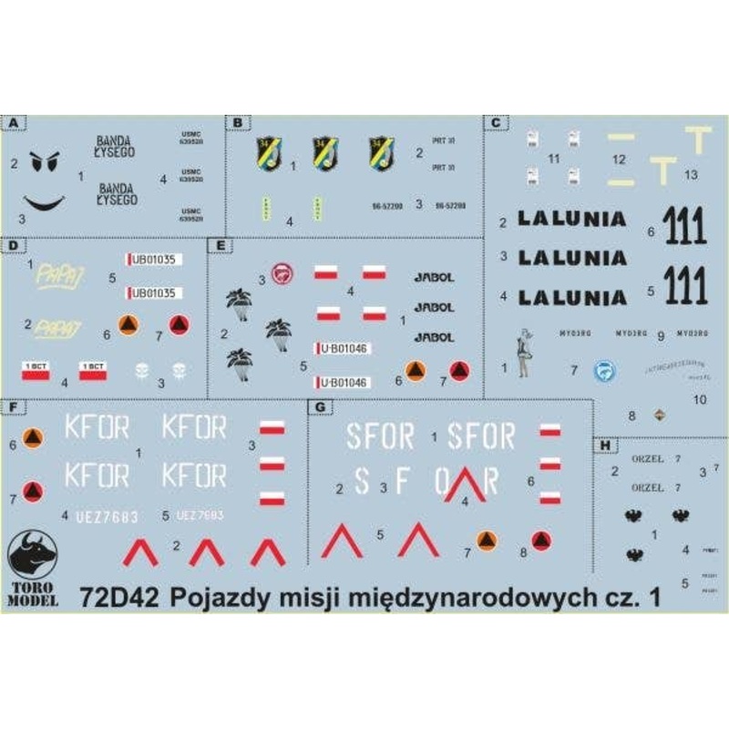 1/72 Polish Army Vehicles on Foreign Missions Vol.1